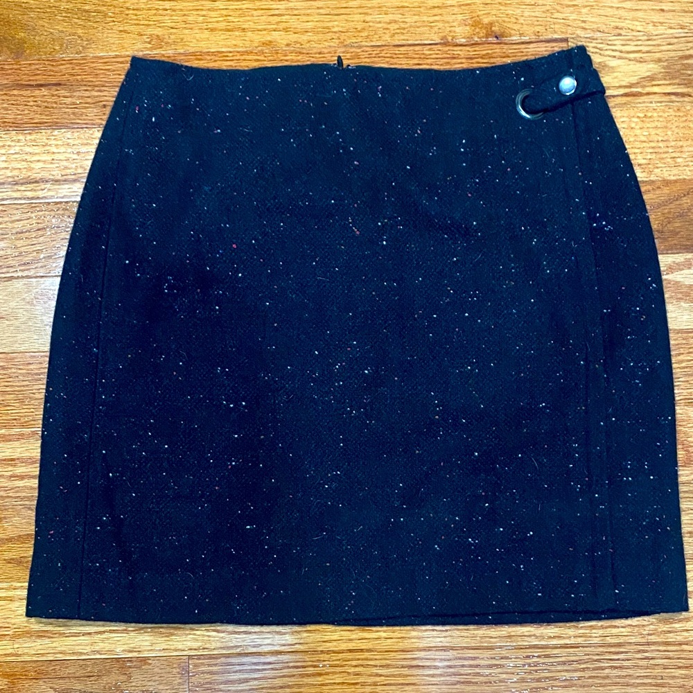 Banana Republic Dark Blue Speckled Mini Skirt